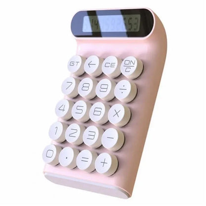 LOCOCK JS01 Mechanical Calculator Anti-Skid 10-Digit LCD Display Calculator for Office