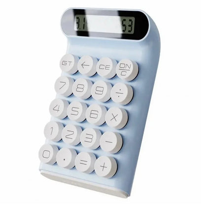 LOCOCK JS01 Mechanical Calculator Anti-Skid 10-Digit LCD Display Calculator for Office