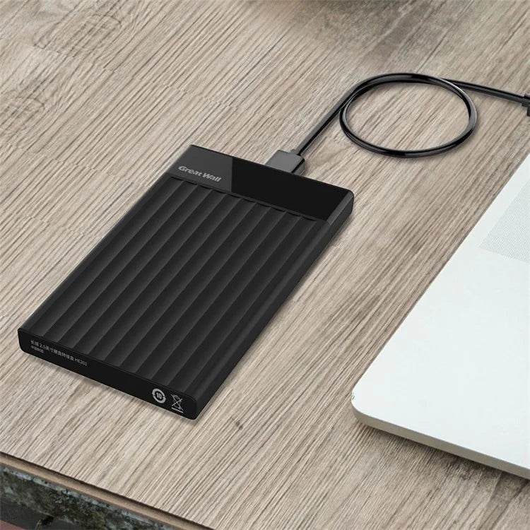 GREAT WALL HE201 Micro-USB 3.0 2.5-inch Hard Drive Enclosure SATA SSD / HDD External Disk Case