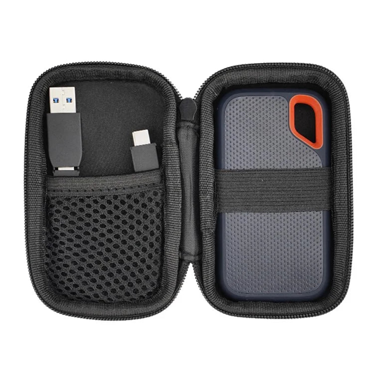 For SanDisk Extreme Portable SSD E60 (500GB) Storage Bag Portable Organizer Pouch Handbag