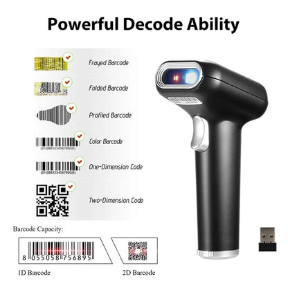 WHS26 2.4G Wireless Barcode Scanner Handheld Bar Code Reader