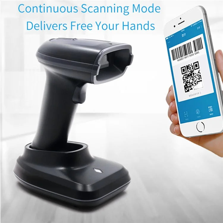 WHS23-M 2.4G Wireless Barcode QR Code Scanner Handheld Bar Code Reader