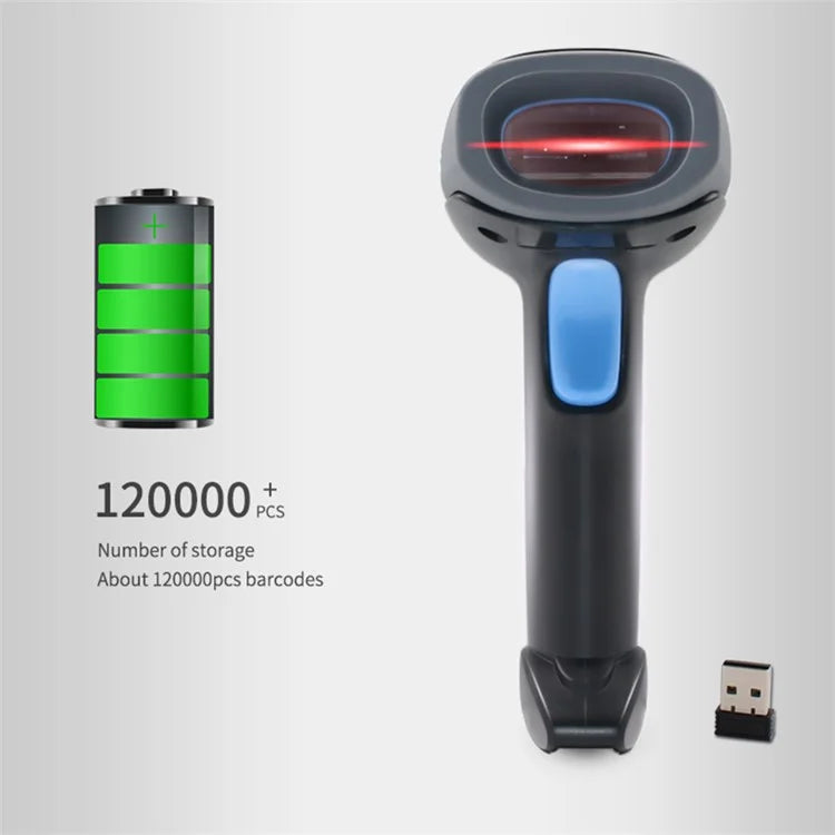 BWM930 Barcode QR Code Scanner Bluetooth 2.4G Wireless Handheld Bar Code Reader