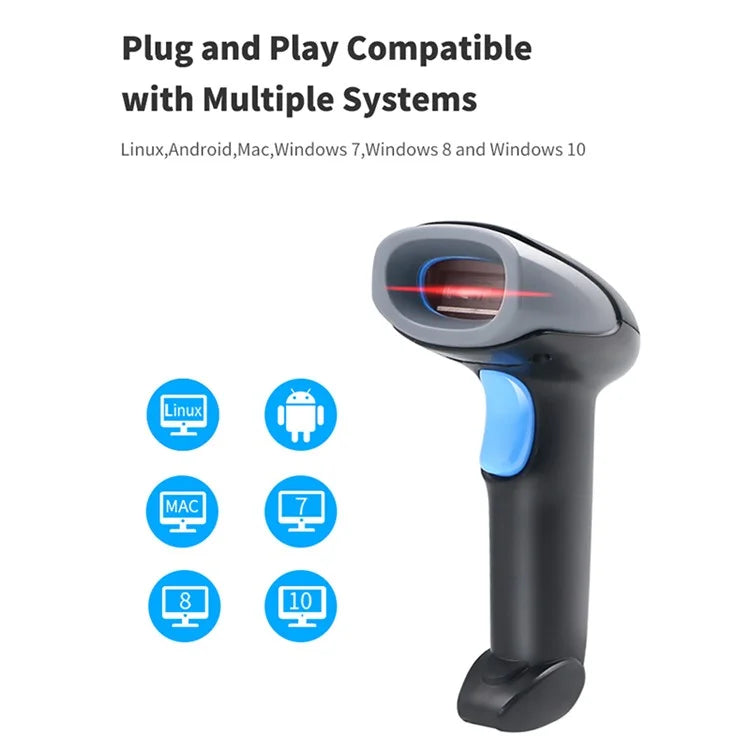 BWM930 Barcode QR Code Scanner Bluetooth 2.4G Wireless Handheld Bar Code Reader