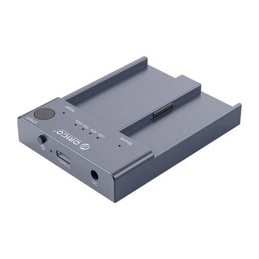 ORICO M2P2-C3-C NVME M.2 Dual Bay External Hard Drive Docking Station for PS4/Computer/Laptop, Support Total 4TB CapacityUS Plug