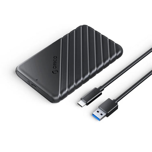 ORICO 25PW1-C3 Type-C 2.5" External Storage HDD Enclosure SATA 6Gbps HDD SSD Hard Drive Enclosure Support 6TB for PS4 / PC / Laptop / Router / TV