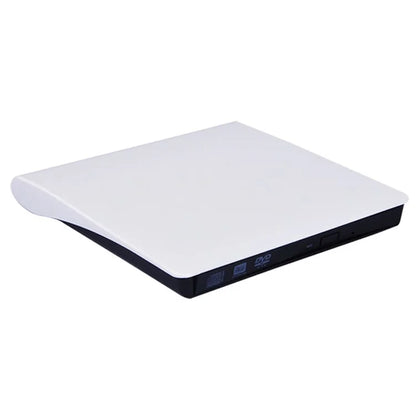 663 USB3.0 Computer Laptop External Optical Drive Burner Brushed High Speed CD DVD Burner+White