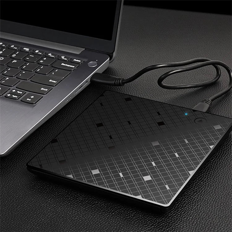 GREAT WALL OD102 Portable External Optical Drive CD / DVD Burner Reader Slim Disc Player for Laptop, PC
