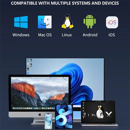 S186 USB3.1 10Gbps SATA SSD Case Aluminum Alloy NVME M.2 Computer External Hard Drive Enclosure