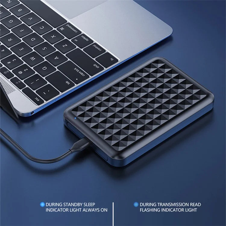 YC-TS6 2.5-inch Mobile Hard Disk Case Type-C 3.1 Computer Laptop External SATA SSD Hard Disk Enclosure
