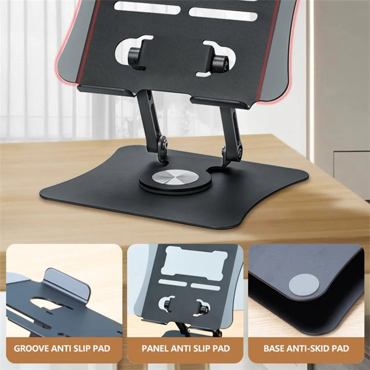 G69 Aluminum Alloy Foldable Laptop Bracket Heat Dissipation Rotatable Notebook Desktop Stand