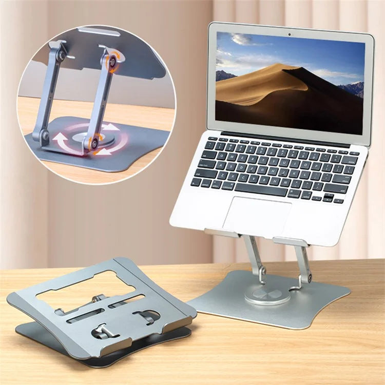 G69 Aluminum Alloy Foldable Laptop Bracket Heat Dissipation Rotatable Notebook Desktop Stand
