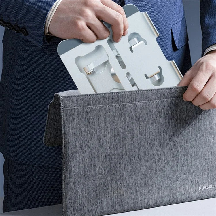 G69 Aluminum Alloy Foldable Laptop Bracket Heat Dissipation Rotatable Notebook Desktop Stand