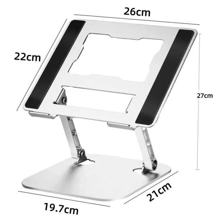D091 Aluminum Alloy Desktop Foldable Laptop Bracket Adjustable Notebook Heat Dissipation Stand