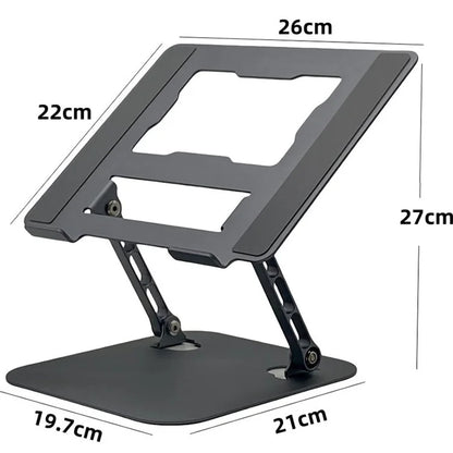 D091 Aluminum Alloy Desktop Foldable Laptop Bracket Adjustable Notebook Heat Dissipation Stand