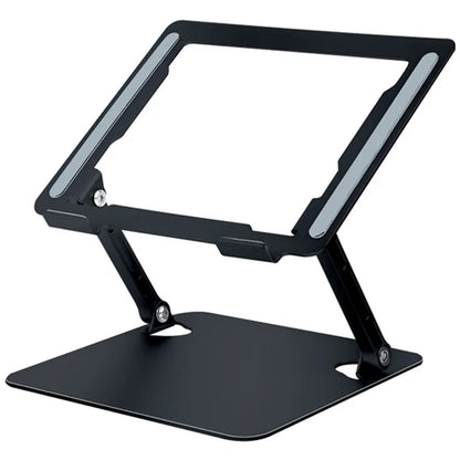 D079 Aluminum Alloy Desktop Laptop Bracket Foldable Hollow Out Notebook Cooling Stand