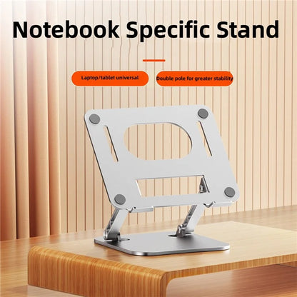 D062 Aluminum Alloy Foldable Laptop Bracket Adjustable Desktop Notebook Heat Dissipation Stand