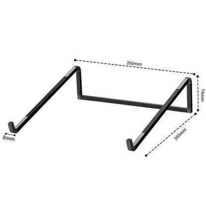D0019 Portable Foldable Desktop Notebook Stand Aluminum Alloy Laptop Heighten Cooling Bracket