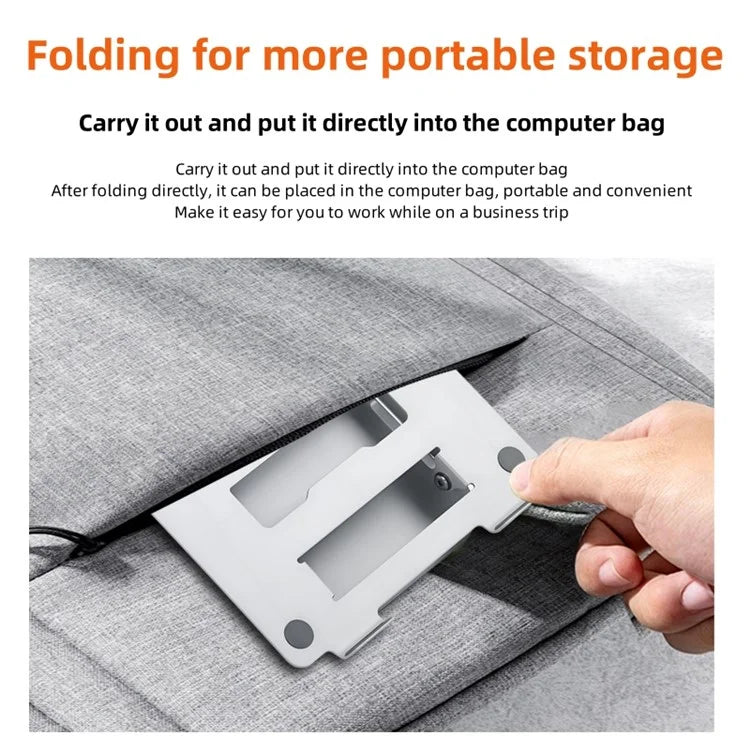 D032 Metal Foldable Laptop Tablet Bracket Adjustable Notebook Heat Dissipation Stand