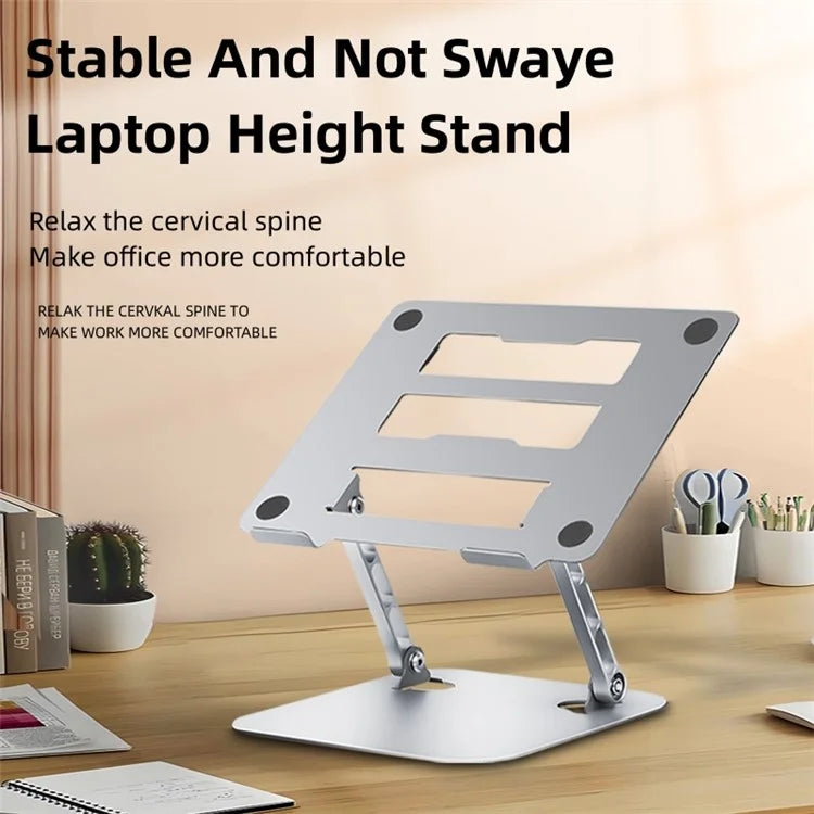 D032 Metal Foldable Laptop Tablet Bracket Adjustable Notebook Heat Dissipation Stand
