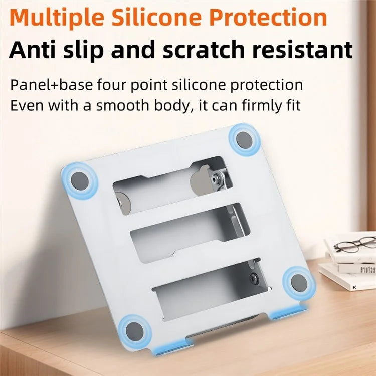 D032 Metal Foldable Laptop Tablet Bracket Adjustable Notebook Heat Dissipation Stand
