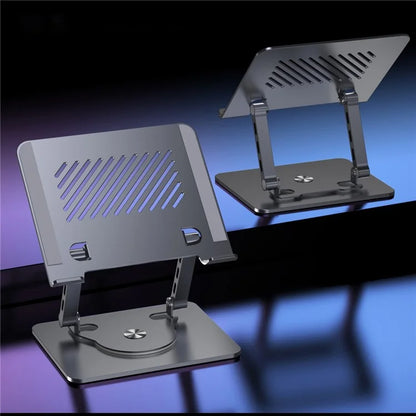 D087L Alloy Steel Desktop Laptop Bracket Heat Dissipation Foldable Rotatable Notebook Stand