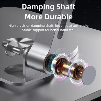 D087L Alloy Steel Desktop Laptop Bracket Heat Dissipation Foldable Rotatable Notebook Stand