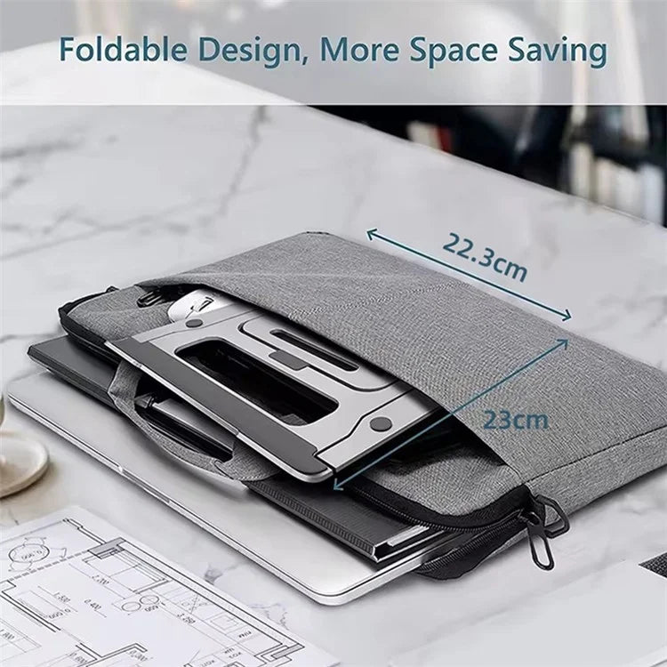 J006 Aluminum Alloy Laptop Heighten Cooling Stand Foldable Desktop Adjustable Notebook Bracket