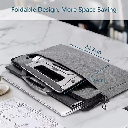 J006 Aluminum Alloy Laptop Heighten Cooling Stand Foldable Desktop Adjustable Notebook Bracket