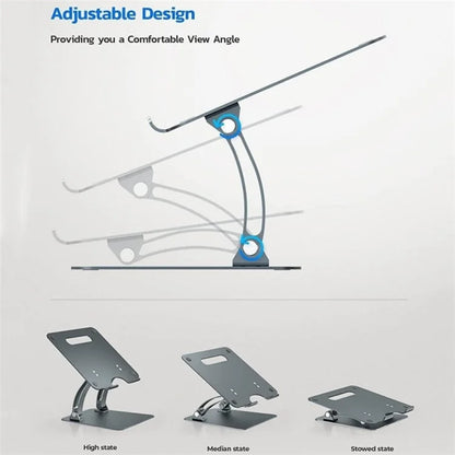 DT010 Adjustable Notebook Heat Dissipation Stand Aluminum Alloy Desktop Laptop Bracket