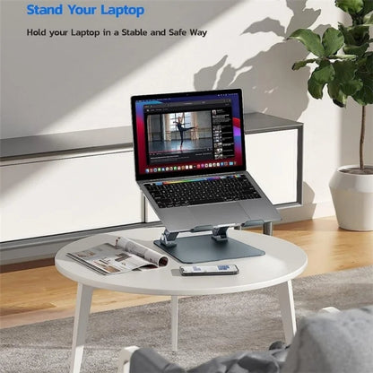DT010 Adjustable Notebook Heat Dissipation Stand Aluminum Alloy Desktop Laptop Bracket