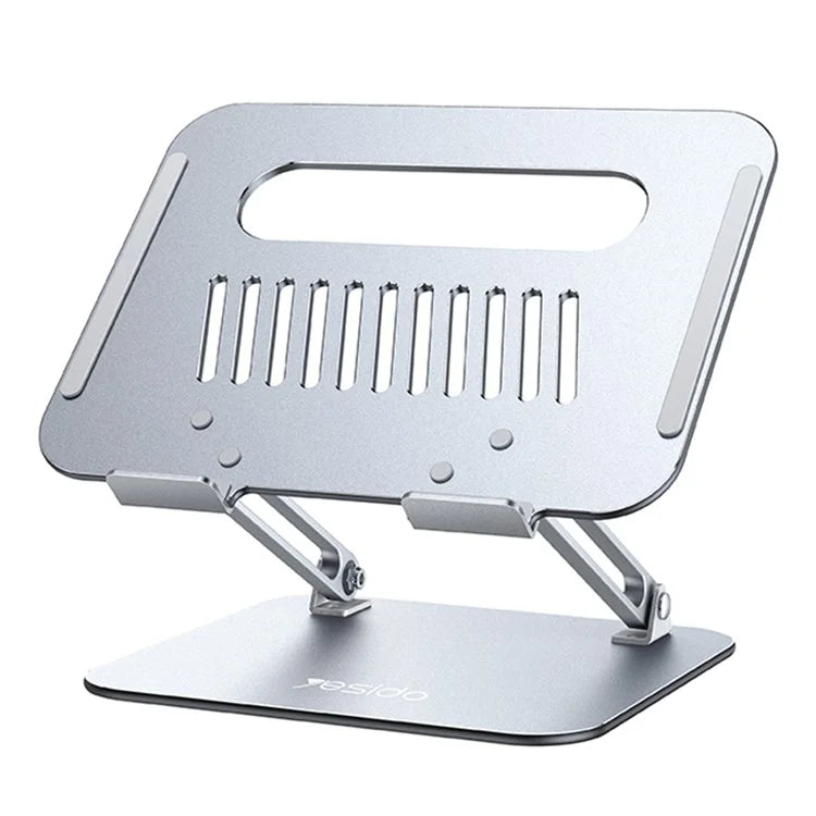 YESIDO LP05 Folding Portable Desktop Laptop Holder Multi-Angle Adjustable Aluminum Alloy Notebook Stand