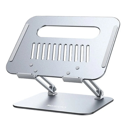 YESIDO LP05 Folding Portable Desktop Laptop Holder Multi-Angle Adjustable Aluminum Alloy Notebook Stand