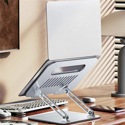 YESIDO LP05 Folding Portable Desktop Laptop Holder Multi-Angle Adjustable Aluminum Alloy Notebook Stand