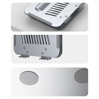 YESIDO LP05 Folding Portable Desktop Laptop Holder Multi-Angle Adjustable Aluminum Alloy Notebook Stand