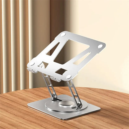 360-Degree Rotatable Desktop Tablet Holder Stand Foldable Aluminum Alloy Tablet Bracket