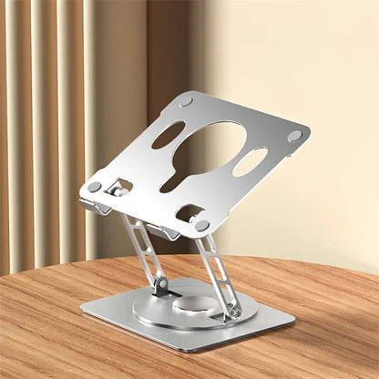 360-Degree Rotatable Desktop Tablet Holder Stand Foldable Aluminum Alloy Tablet Bracket