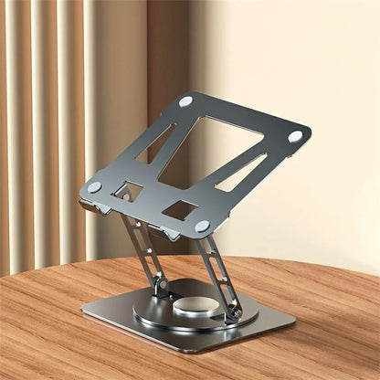 360-Degree Rotatable Desktop Tablet Holder Stand Foldable Aluminum Alloy Tablet Bracket