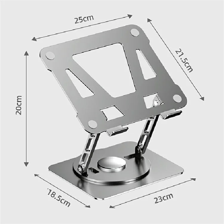 360-Degree Rotatable Desktop Tablet Holder Stand Foldable Aluminum Alloy Tablet Bracket