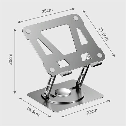 360-Degree Rotatable Desktop Tablet Holder Stand Foldable Aluminum Alloy Tablet Bracket