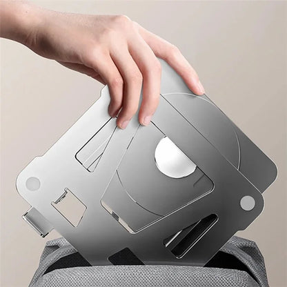 360-Degree Rotatable Desktop Tablet Holder Stand Foldable Aluminum Alloy Tablet Bracket