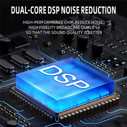 X7 Professional 48V Microphone Live Sound Card Live Broadcast Audio Mixer