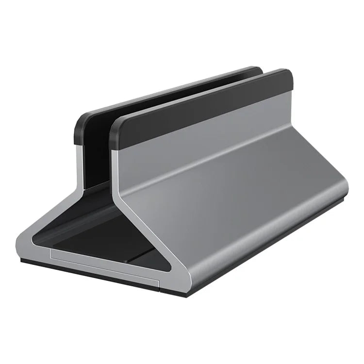 C4 Adjustable Width Single Slot Storage Base for Notebooks and Tablets Aluminum Alloy Desk Stand