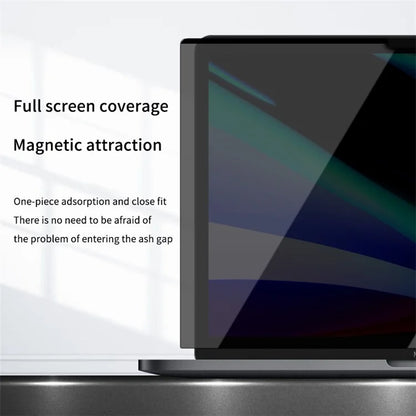 For MacBook Pro 14 inch (2021) Magnetic Adsorption Laptop Anti-Spy Film Tempered Glass Screen Protector