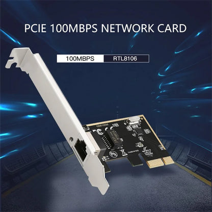 TXA104 100Mbps PCI-E Network Card with RTL8106 PCI-E X1 Wired Network Adapter