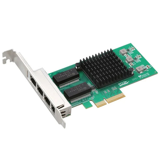 TXA034 PCI-E 4X 1G 4-Port Gigabit Ethernet Adapter Network Card I350-T4 PCI Express Network Tool