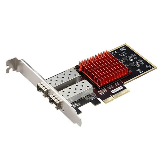 TXA027 Intel 350 Chip Pcie 4X 1G Dual Port Fiber Server Network Card for Desktop PC