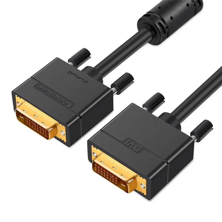 MINDPURE DV003 1m DVI Male to DVI Male Cable 24+1 DVI Digital 1080P HD Connection Cable
