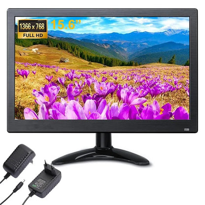 RX-105A 15.6-inch Security Monitor 1366x768 LED Display with Remote Control