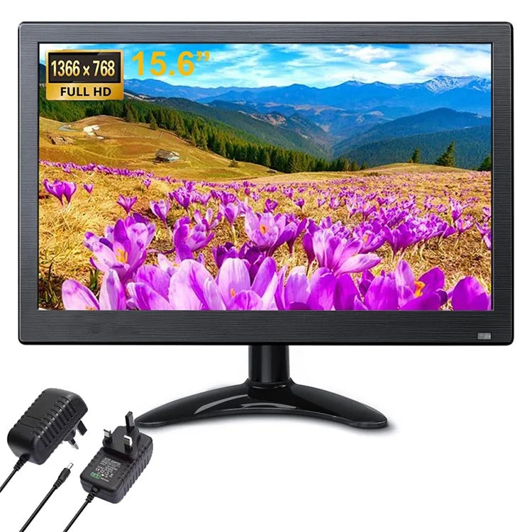 RX-105A 15.6-inch Security Monitor 1366x768 LED Display with Remote Control